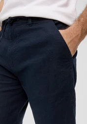 s.Oliver Shorts Bermudas Bermuda Dunkelblau/Weiß/Creme/Hellblau/Blau