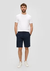 s.Oliver Shorts Bermudas Bermuda Dunkelblau/Weiß/Creme/Hellblau/Blau