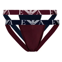 String Jockstraps Stretch Cotton (2-St., 2er Pack) mit umlaufendem Markenlogo am Bund