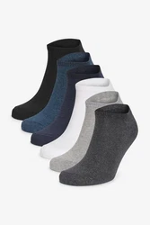 Next Flinge Sneakersocken (6-Paar) Dunkelblau/Grau/Blau