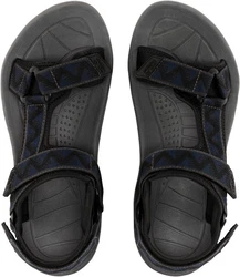 Jack Wolfskin WAVE BREAKER Sandale mit Klettverschluss Dunkelblau/Blau