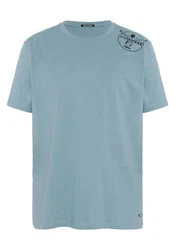 Chiemsee Print-Shirt T-Shirt mit Jumper-Logo Blau/Hellblau/Grau