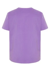 Chiemsee Print-Shirt T-Shirt mit Jumper-Logo Lila/Dunkelblau