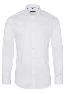 Eterna Businesshemd Kentkragen Slim Fit Weiß/Creme