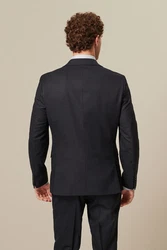 Next Baukastensakko Slim-Fit-Anzug-Sakko (1-tlg) Dunkelblau/Dunkelgrau/Grau/Hellblau
