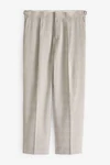 Next Anzughose EDIT Relaxed Fit Anzug Wickelfront Khaki/Beige/Grau/Braun