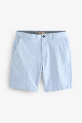 Next Chinoshorts Stretch-Chinoshorts Slim-Fit Hellblau/Blau