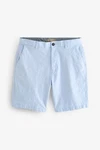Next Chinoshorts Stretch-Chinoshorts Slim-Fit Hellblau/Blau