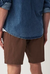 Next Chinoshorts Stretch-Chinoshorts Slim-Fit Braun/Dunkelbraun/Khaki
