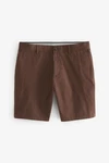 Next Chinoshorts Stretch-Chinoshorts Slim-Fit Braun/Dunkelbraun/Khaki