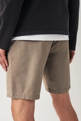 Next Chinoshorts Stretch-Chinoshorts Slim-Fit Khaki/Beige/Braun