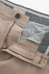 Next Chinoshorts Stretch-Chinoshorts Slim-Fit Khaki/Beige/Braun
