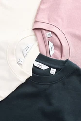 Next T-Shirt 3er Pack Lila/Rosa
