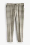Next Stoffhose Elegante Slim Fit (1-tlg) Khaki/Grün/Beige Next Stoffhose Elegante Slim Fit (1-tlg) Khaki/Grün/Beige