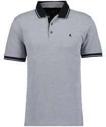 RAGMAN Poloshirt Hellgrau/Grau/Dunkelblau/Dunkelgrau