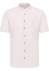 Eterna Kurzarmhemd SLIM FIT EASY IRON Lila/Rosa