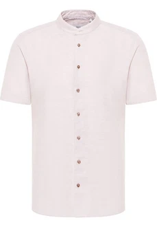 Eterna Kurzarmhemd SLIM FIT EASY IRON Lila/Rosa