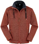 Maul Sport Strickfleecejacke Lichtenau Orange/Braun/Rot/Dunkelrot