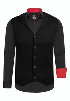 Rusty Neal Langarmhemd und Weste Schwarz Rusty Neal Langarmhemd und Weste Schwarz