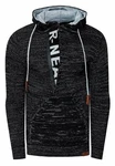 Rusty Neal Kapuzensweatshirt Schwarz/Braun/Hellblau/Dunkelgrau Rusty Neal Kapuzensweatshirt Schwarz/Braun/Hellblau/Dunkelgrau