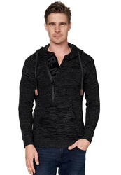 Rusty Neal Kapuzensweatshirt Schwarz/Hellblau/Braun/Rot/Beige/Dunkelgrau