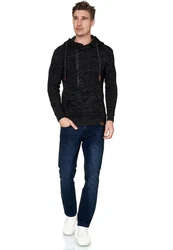 Rusty Neal Kapuzensweatshirt Schwarz/Hellblau/Braun/Rot/Beige/Dunkelgrau