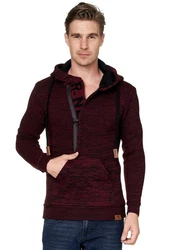 Rusty Neal Kapuzensweatshirt Dunkelrot/Bordeaux
