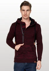 Rusty Neal Kapuzensweatshirt Dunkelrot/Bordeaux