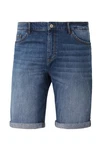 Redpoint Jeansbermudas SHERBROOKE 5-Pocket Jeans Bermudas Blau/Dunkelblau