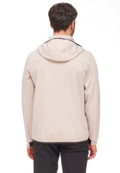 Jeff Green Fleecejacke Jonte Beige/Khaki/Braun