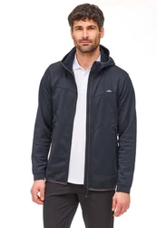 Jeff Green Fleecejacke Jonte Dunkelblau/Dunkelgrau/Grau