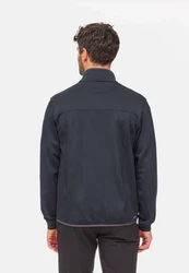 Jeff Green Fleecejacke Ove Dunkelblau/Blau/Grau/Hellblau