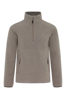 Jeff Green Fleecepullover Jona Braun/Beige/Grau/Lila