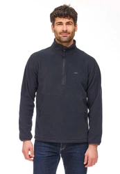 Jeff Green Fleecepullover Jona Dunkelblau/Grau/Dunkelgrau