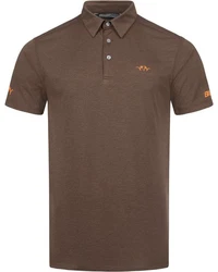 Blaser Poloshirt Competition Khaki/Braun/Grau/Dunkelbraun