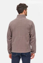 Jeff Green Fleecejacke Ivar Lila/Braun/Grau/Beige