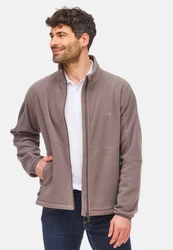 Jeff Green Fleecejacke Ivar Lila/Braun/Grau/Beige