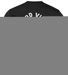 Neverless Print-Shirt Herren T-Shirt Backprint Good Vibes Only Schwarz