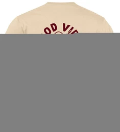 Print-Shirt Herren T-Shirt Backprint Good Vibes Only Quitsche-Ente Motivprint mit Print