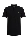 WE Fashion Poloshirt Schwarz/Gelb/Dunkelblau