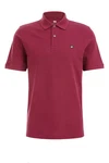WE Fashion Poloshirt Dunkelrot/Rot/Bordeaux/Rosa