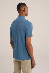 WE Fashion Poloshirt Hellblau/Blau