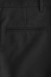 Next Stoffhose Elegante Slim Fit Hose (1-tlg) Schwarz/Dunkelgrau/Grau