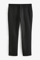 Next Stoffhose Elegante Slim Fit Hose (1-tlg) Schwarz/Dunkelgrau/Grau