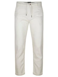 Chinohose Herren Freizeithose RIVMarco Regular Fit Leinenhose mit Zugbandverschluss