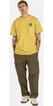 REELL T-Shirt Ash Khaki/Beige/Dunkelgrün/Gelb/Braun