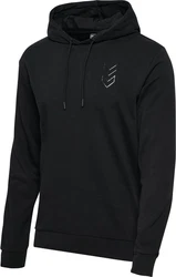 hummel Kapuzenpullover Hmlactive Co Hoodie Schwarz/Beige