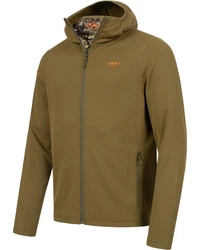 Blaser Allwetterjacke Midlayer-Hoody Drain Braun/Khaki/Dunkelgrün