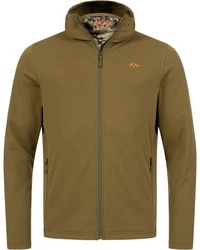Blaser Allwetterjacke Midlayer-Hoody Drain Braun/Khaki/Dunkelgrün