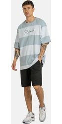 REELL Shorts Flex Grip Chino Grau/Hellblau/Blau